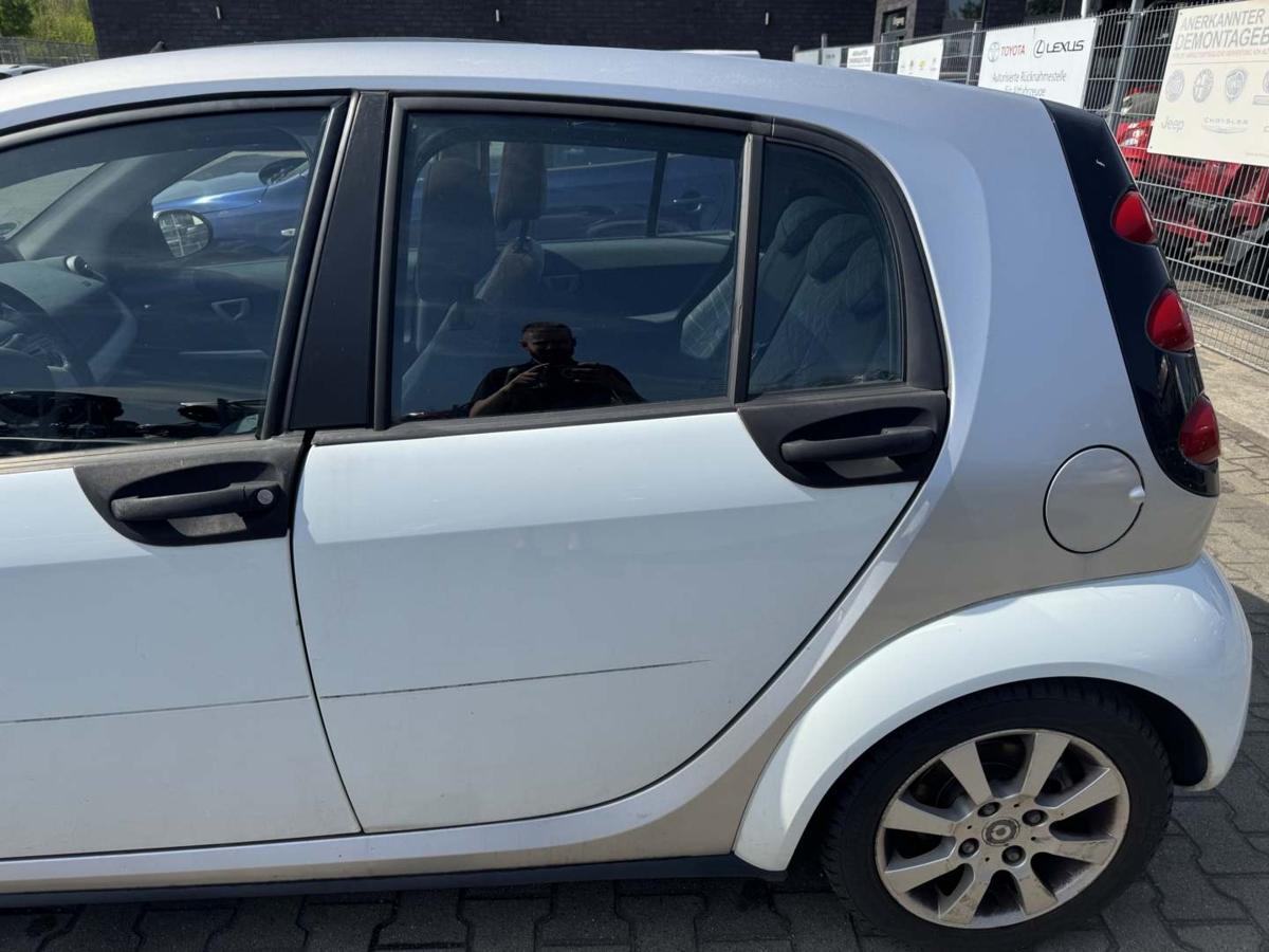 Smart ForFour 454 original T&uuml;r hinten links Ice White Rohbau Bj.2006